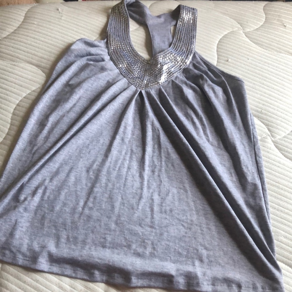 Gray blouse